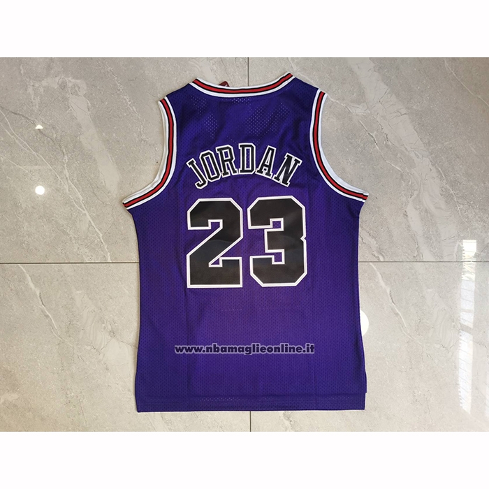 Maglia Chicago Bulls Michael Jordan No 23 Mitchell & Ness 1997-98 Viola